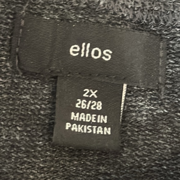 Ellos dark gray sweatshirt tunic - Picture 6 of 8